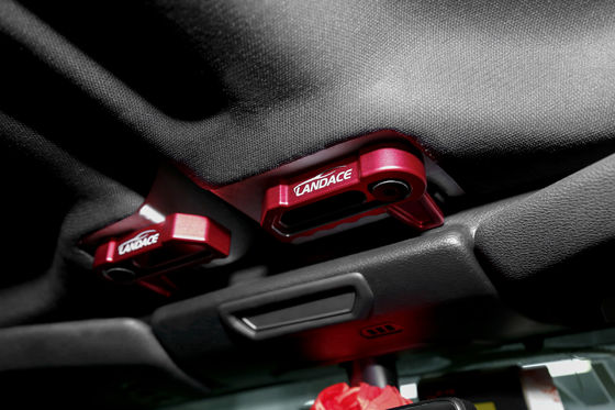 4x4 Accessori esterni del veicolo Cancellatore di rimozione del tetto con manica con finitura RED