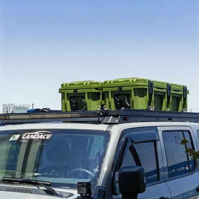 Casella di stoccaggio di attrezzi in plastica da 110L per la sicurezza degli attrezzi sui portapavimenti delle auto pesanti