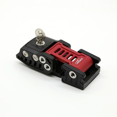 JEEP Wrangler Rubicon CN SHN Heavy Duty Hood Chiusura Chiusura Chiusura Kit Tutto Nero Nero Rosso