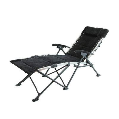 Sedile da campeggio in tessuto pieghevole con poggiapiedi per gambe per campeggio esterno portatile grande