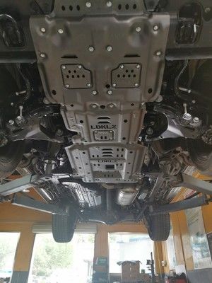 Protezione della scatola di marcia del motore per Toyota Land Cruiser LC100 Grigio