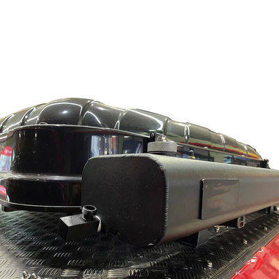Aluminico Leggio Auto Roof Rack Mount Camping doccia nero per gli appassionati di esterno