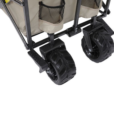 Carrello pieghevole ergonomico robusto e leggero per campeggio e giardino