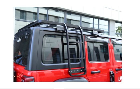 Custom Fit 833*400*261 mm Scala per il tetto dell'auto in alluminio per 18-23 Wrangler Rubicon Jeep