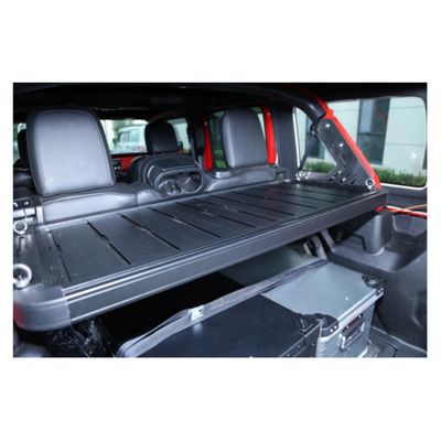 Car boot baggage shelf in lega di alluminio per JEEP Wrangler JL JK Rear Gate Design