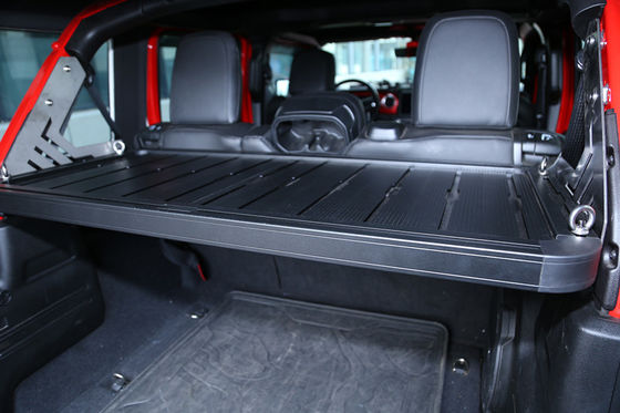 Car boot baggage shelf in lega di alluminio per JEEP Wrangler JL JK Rear Gate Design