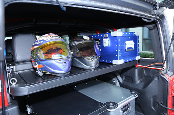 Scaffale integrato per JEEP Wrangle JK JL Porta posteriore Metal Auto Baule Boot Storage Inside