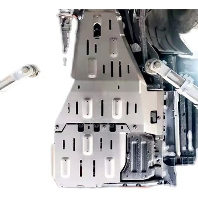 Legatura di alluminio argento sotto il coperchio del motore per Wrangler JK JL Off-Road 4X4 Accessori