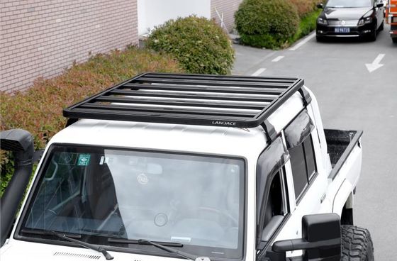 1400X1320mm Black Powder Coating Roof Rack per Toyota 4x4 Vehicle Accessori esterni