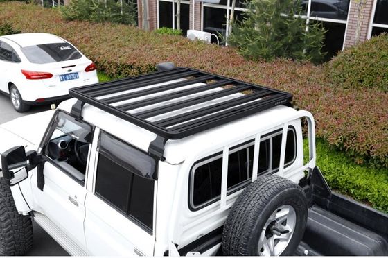 1400X1320mm Black Powder Coating Roof Rack per Toyota 4x4 Vehicle Accessori esterni
