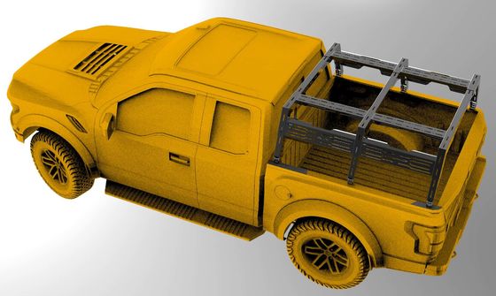 Off-road 4X4 Leggio di alluminio Cargo Roll Bar Regolabile Roof Mount per camion letto Rack