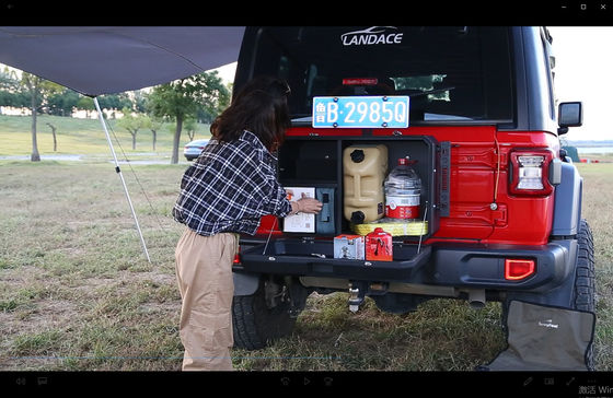 Jeep JL Box di archiviazione porta posteriore per gli aggiornamenti off-road e le modifiche per Wrangler JK