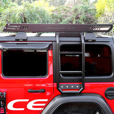 Jeep Wrangler JL JK Roof Rack Tray con carenaggio e supporto bagagli in lega di alluminio