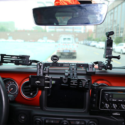 Fabbrica direttamente Multi funzione console centrale a barra telescopica Car Mobile Phone Bracket per Jeep Wrangler JL JK