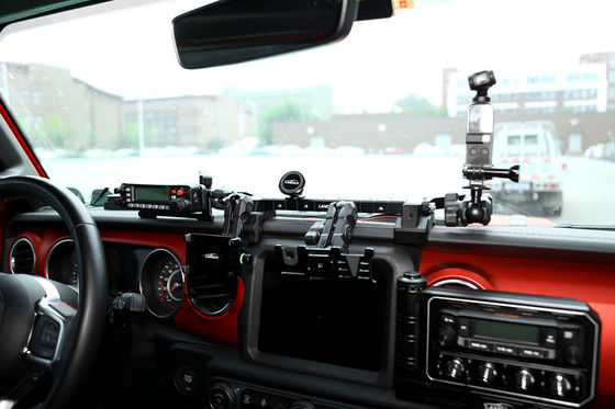 Fabbrica direttamente Multi funzione console centrale a barra telescopica Car Mobile Phone Bracket per Jeep Wrangler JL JK