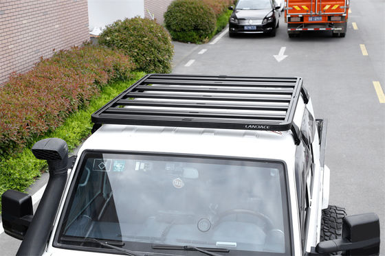 Posizionamento Rack sul tetto nero per bagagli Piattaforma di supporto per ingranaggi per TOYOTA LC 79 Pick-up Ute