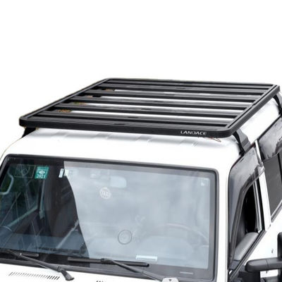 4x4 Veicolo accessori esterni Toyota Land Cruiser Logo personalizzato Rack per tetto in alluminio