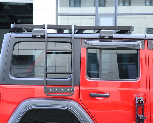 Landace Roof Rack Side Ladder Kit Perfetto per Jeep Wrangler 833*400*261mm N.W 6kg