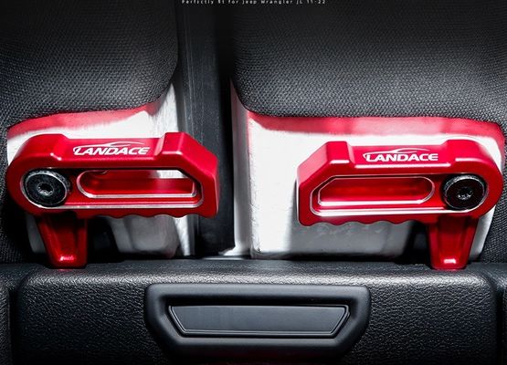 Maniglia di interruttore per la rimozione del tetto con tetto rigido rosso per JEEP Wrangler JK/JL