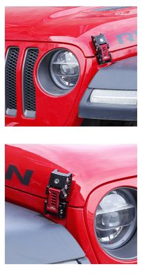 Dimensione personalizzata Rotto Nero Chiusura Chiusura Cappuccio Chiusura Kit per Jeep Wrangler JK J