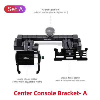 OEM Accepted Aluminium Alloy Center Console Mobile Phone Bracket per Jeep WranglerJL