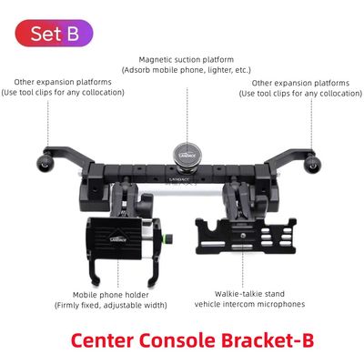 OEM Accepted Aluminium Alloy Center Console Mobile Phone Bracket per Jeep WranglerJL