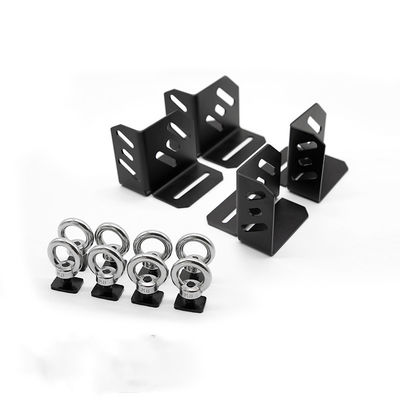 Piattaforma per il rilevamento a rotazione con anello di sollevamento in acciaio inox