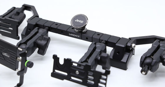 360 gradi di rotazione regolabile multiuso kit di montaggio DASH per Jeep Wrangler in nero