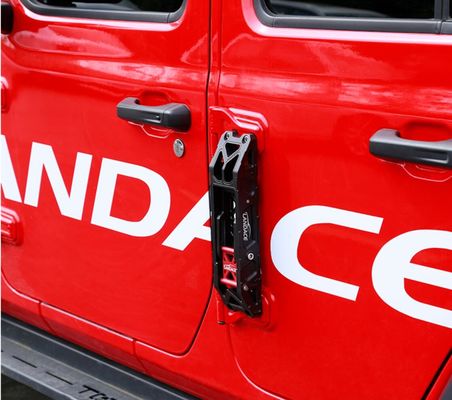 2016-2018 Wrangler Leggio di alluminio Scalinata laterale nera per gli appassionati di Wrangler