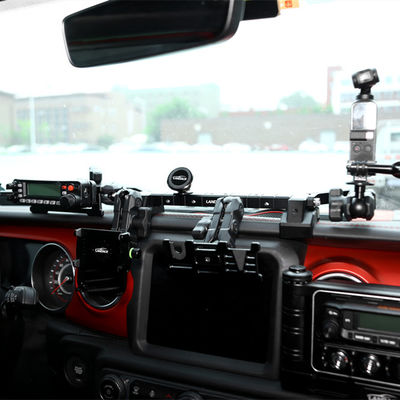 Jeep Wrangler Telefono GoPro CB Microfono e supporto fotocamere DSLR con design geometrico