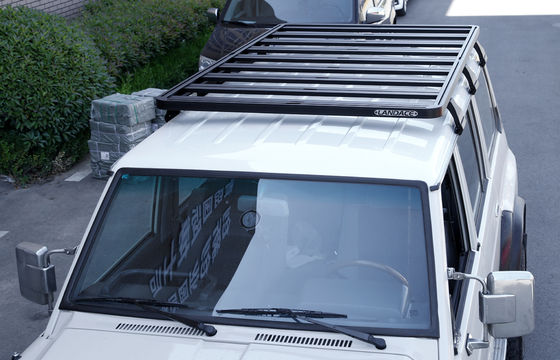 Trasportatore di bagagli su tetto nero su misura per Tule Jeep Y60