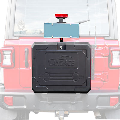 Porta posteriore di Jeep in lega di alluminio Scatola di stoccaggio esterna per Wrangler JL JK Peso netto 13,4 kg