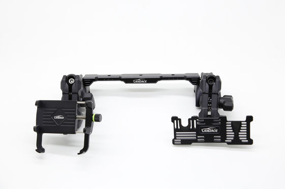 Multi-Mount Dash Phone Holder + GoPro Mount con Slide Rail in alluminio, angolo flessibile per Jeep Wrangler 2018-2022