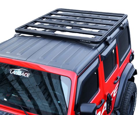 Rapido e facile installazione Rack per tetto in lega di alluminio nero 4x4 per Jeep Wrangler JL