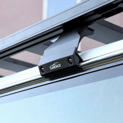 Universal 4X4 in acciaio in alluminio Cargo Carrier Basket Roof Rack per SUV Jimny Fj Cruiser 4runner 1540X1425mm