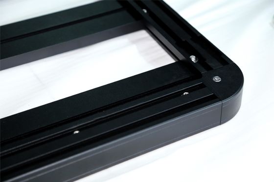 Black Auto Universal Steel Aluminum Alloy 4x4 Accessori Portabagagli rimovibile sul tetto dell'auto