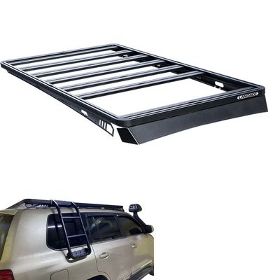 Scaffale per tetto in lega di alluminio nero monte cestino per 4Runner Auto tetto Off Road accessori