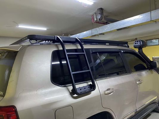 Scaffale per tetto in lega di alluminio nero monte cestino per 4Runner Auto tetto Off Road accessori