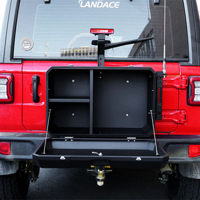 Rivestimento in polvere JEEP Portale posteriore esterno scatola di stoccaggio per e durevole per auto JEEP