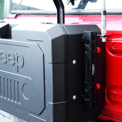 Rivestimento in polvere JEEP Portale posteriore esterno scatola di stoccaggio per e durevole per auto JEEP