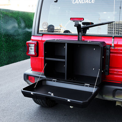 Rivestimento in polvere JEEP Portale posteriore esterno scatola di stoccaggio per e durevole per auto JEEP