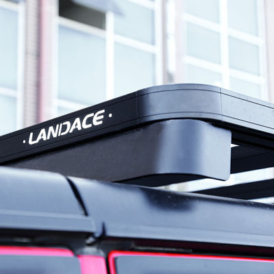 Montaggio del tetto Regolabile Acciaio Leggio di alluminio Polvere di spruzzatura Flat Roof Rack per Jeep